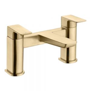 Moods Hingham Brushed Brass Bath Filler Tap