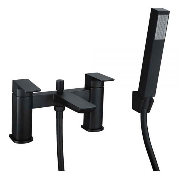 Moods Hingham Matt Black Bath Shower Mixer Tap
