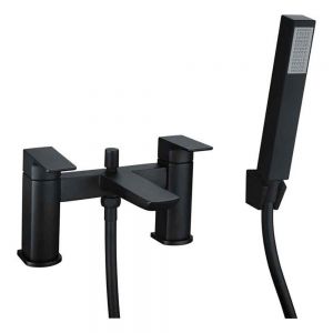 Moods Hingham Matt Black Bath Shower Mixer Tap