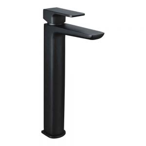 Moods Hingham Matt Black Tall Basin Mixer Tap