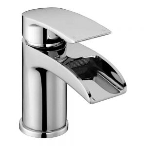 Moods Kenosha Chrome Mono Basin Mixer Tap with Waste