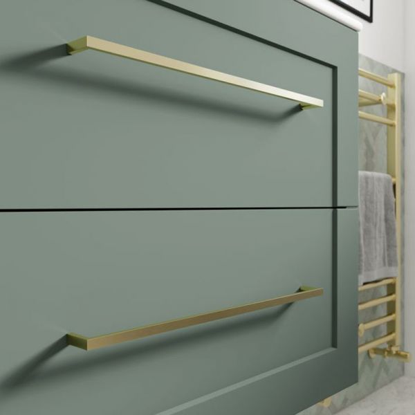 Moods Maybank 600 Reed Green Wall Hung Vanity Unit and Basin #4