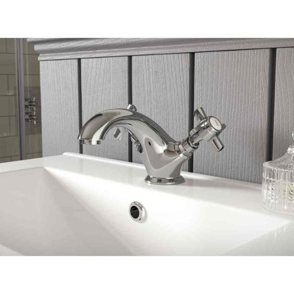 Moods Milbank Chrome Mono Basin Mixer Tap with Waste #2