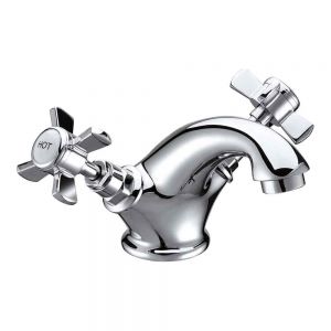 Moods Milbank Chrome Mono Basin Mixer Tap with Waste
