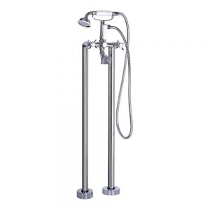 Moods Milbank Chrome Floor Standing Bath Shower Mixer Tap