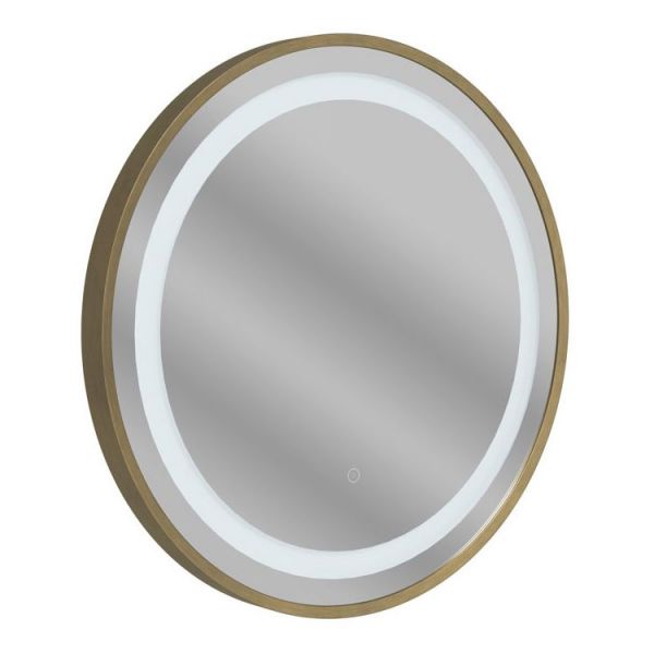 Moods Spirit 600mm Round LED Mirror Brushed Bronze