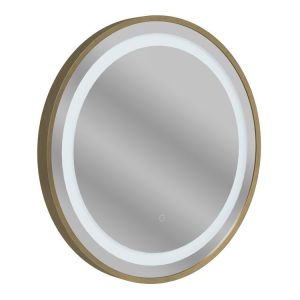Moods Spirit 600mm Round LED Mirror Brushed Bronze