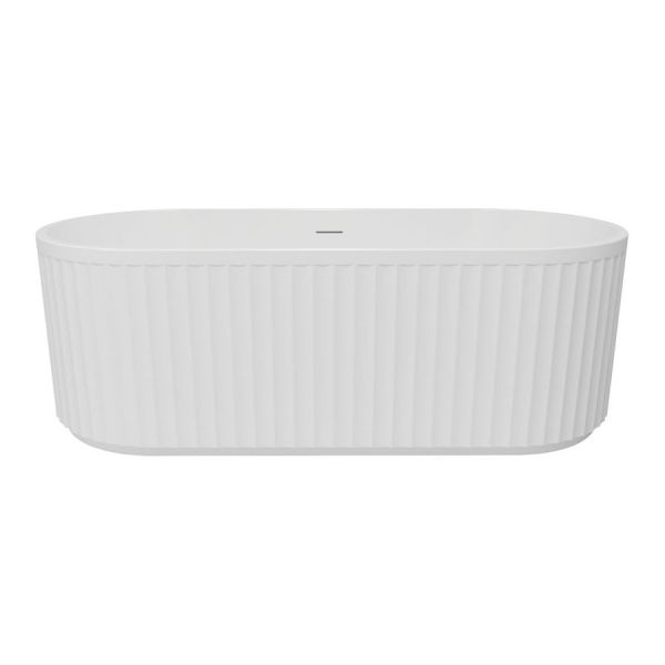 Moods Strata 1700 x 750 Fluted Freestanding Bath #2