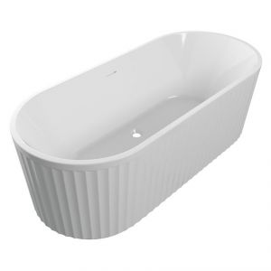 Moods Strata 1700 x 750 Fluted Freestanding Bath