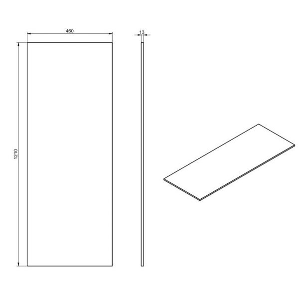 Moods Stream Matt Cotton 1200 Wall Mounted Vanity Unit and Worktop #4