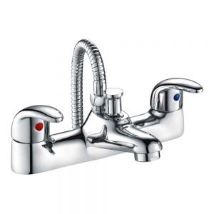 Moods Thornaby Chrome Deck Bath Shower Mixer Tap