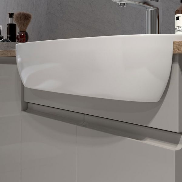 Moods Wembury Pearl Grey 1242mm Basin and WC Unit Pack RH #3