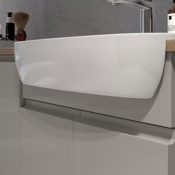 Moods Wembury White Gloss 1542mm Basin and WC Unit Pack LH #3