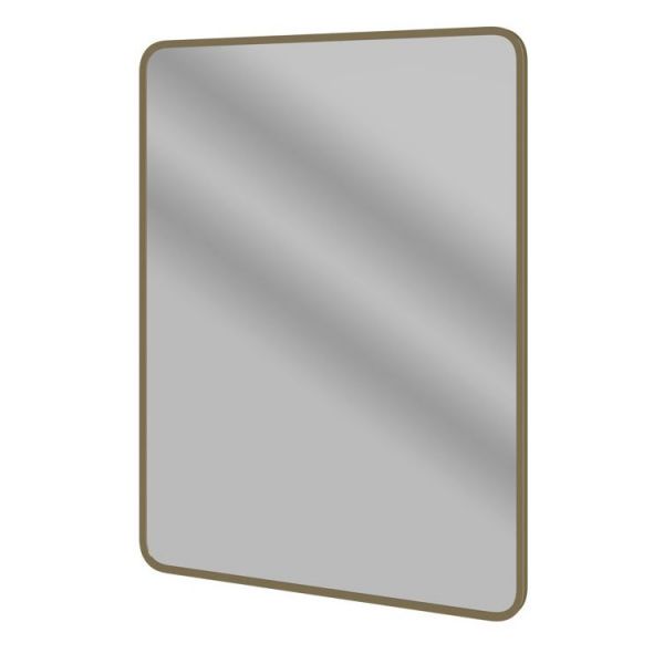 Moods Zeal 800 x 600 Rectangular Bathroom Mirror Brushed Bronze