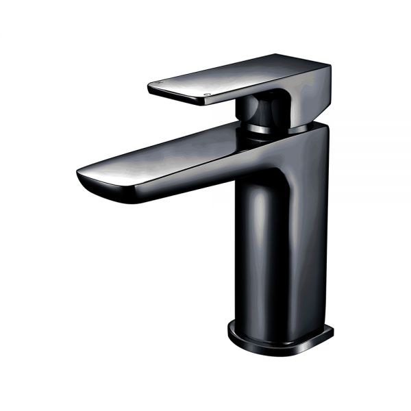 Apex Muro Black Mono Basin Mixer Tap