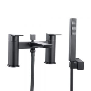 Apex Muro Black Bath Shower Mixer Tap