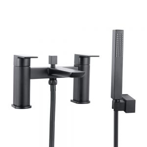 Apex Muro Black Bath Shower Mixer Tap