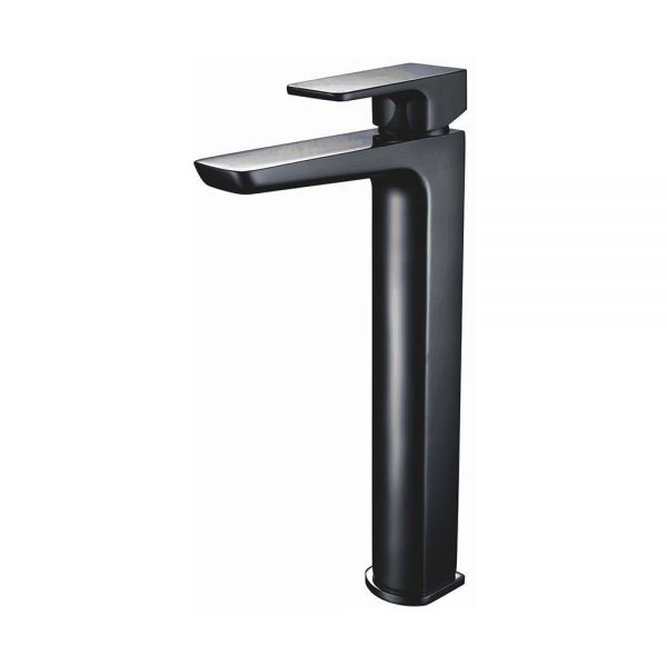 Apex Muro Black Tall Mono Basin Mixer Tap