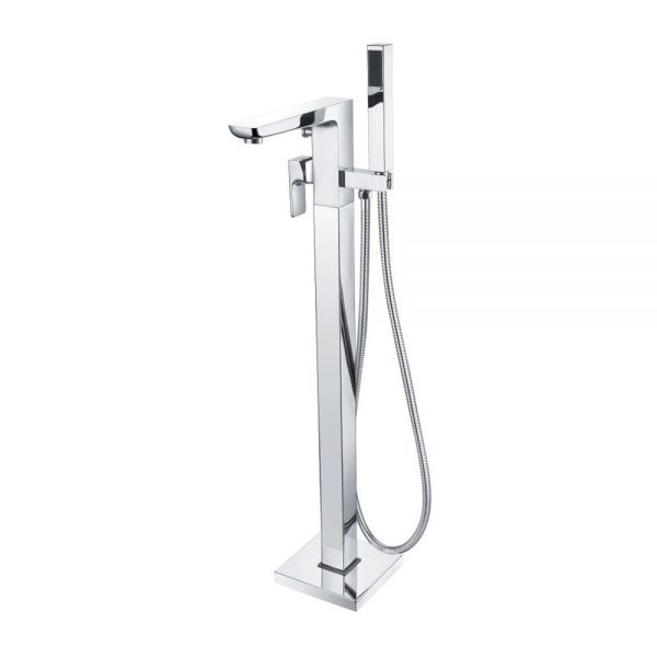 Apex Muro Chrome Floor Standing Bath Shower Mixer Tap