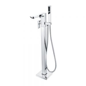 Apex Muro Chrome Floor Standing Bath Shower Mixer Tap