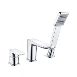 Apex Muro Chrome 3 Hole Bath Shower Mixer Tap