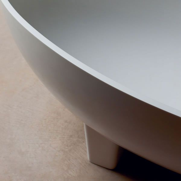 Clearwater Lacrima Natural Stone Double Ended Freestanding Bath 1690 x 800mm #5