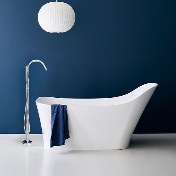 Clearwater Nebbia Natural Stone Freestanding Slipper Bath 1600 x 800mm #3