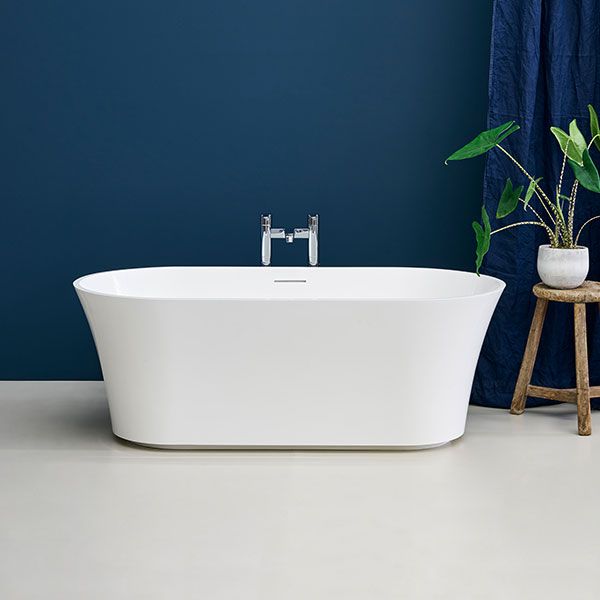 Clearwater Armonia Natural Stone Double Ended Freestanding Bath 1550 x 750mm #2
