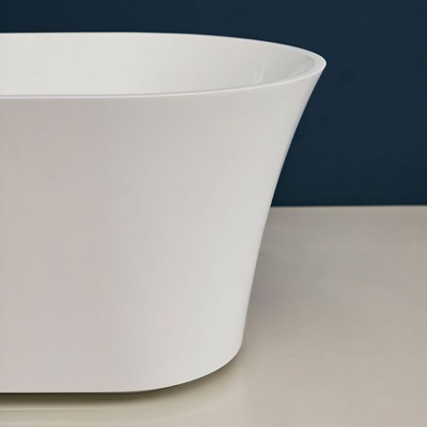 Clearwater Armonia Natural Stone Double Ended Freestanding Bath 1550 x 750mm #3