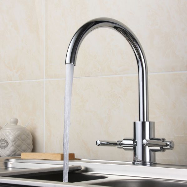 JTP Newbury Chrome Swivel Kitchen Mixer Tap #3