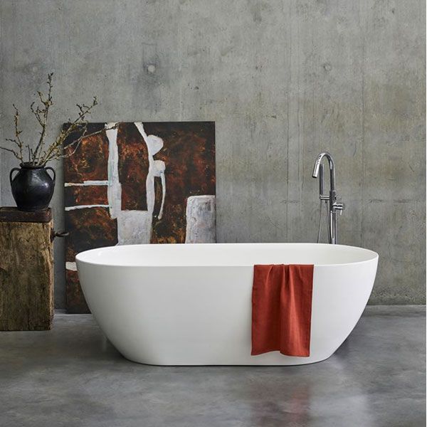 Clearwater Formoso Petite Matt White Double Ended Freestanding Bath 1500 x 800mm #4