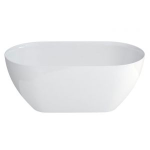 Clearwater Formoso Petite Matt White Double Ended Freestanding Bath 1500 x 800mm