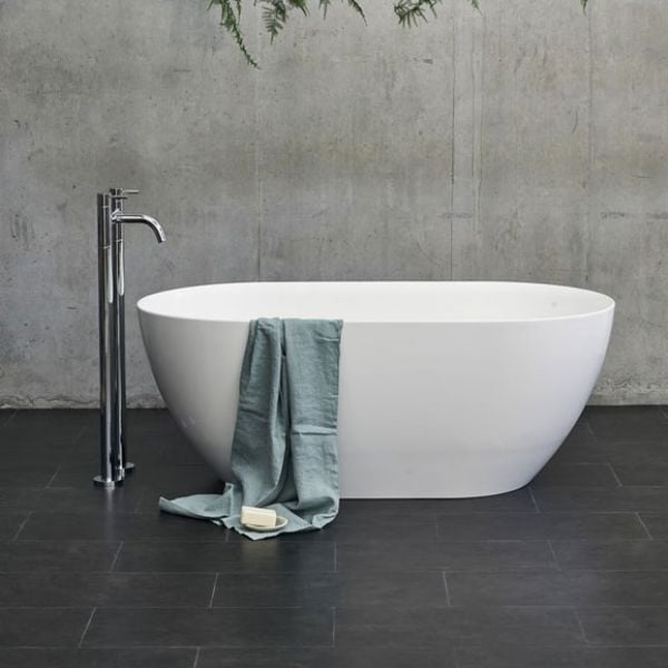 Clearwater Formoso Grande Gloss White Double Ended Freestanding Bath 1690 x 800mm #3