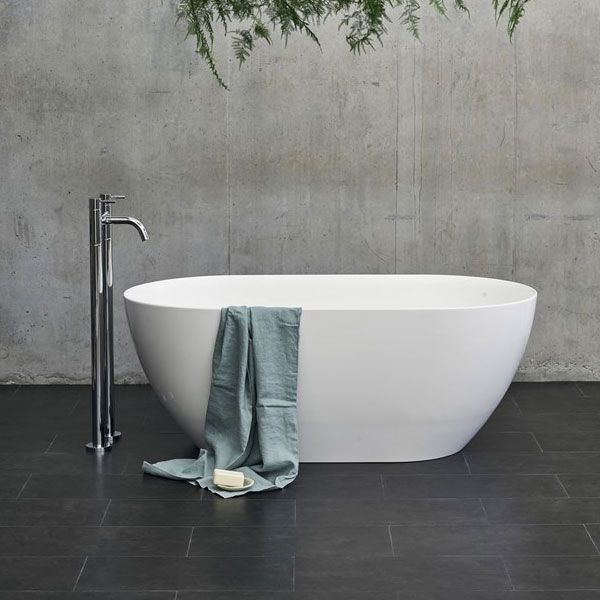 Clearwater Formoso Grande Matt White Double Ended Freestanding Bath 1690 x 800mm #3