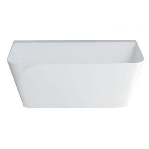 Clearwater Patinato Petite ClearStone Double Ended Back To Wall Bath 1525 x 800mm