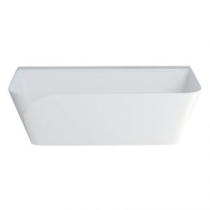 Clearwater Patinato Grande ClearStone Double Ended Back To Wall Bath 1690 x 800mm