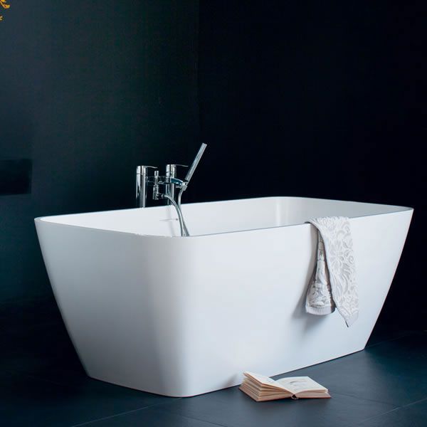 Clearwater Vicenza Piccolo Natural Stone Double Ended Freestanding Bath 1600 x 750mm #4