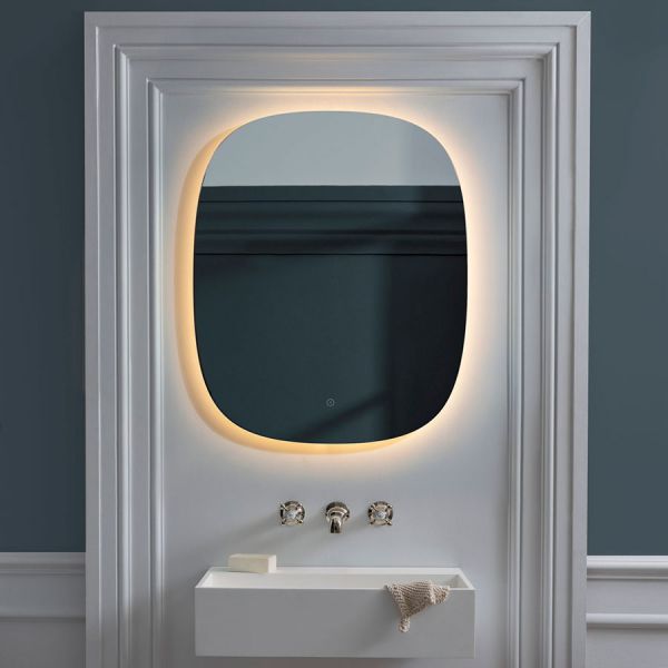 JTP Neon Rectangular LED Bathroom Mirror 650 x 800mm #2