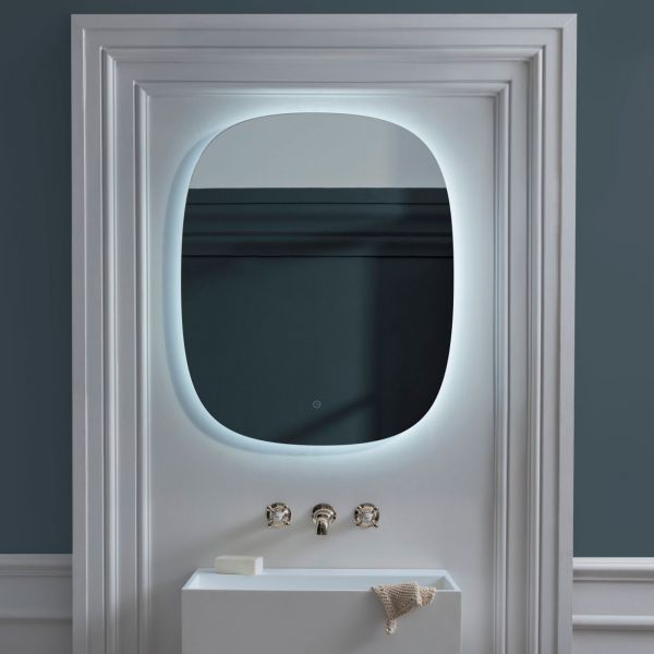 JTP Neon Rectangular LED Bathroom Mirror 650 x 800mm #3