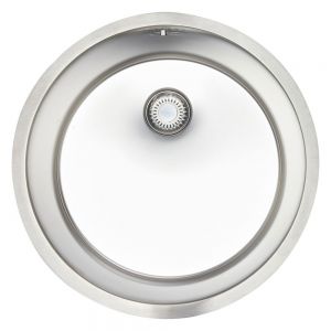 Reginox New York Round Single Bowl Stainless Steel Kitchen Sink 463 x 463mm