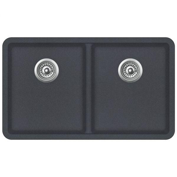Clearwater Nova 2 Two Bowl Undermount Slate Granite Kitchen Sink 810 x 480