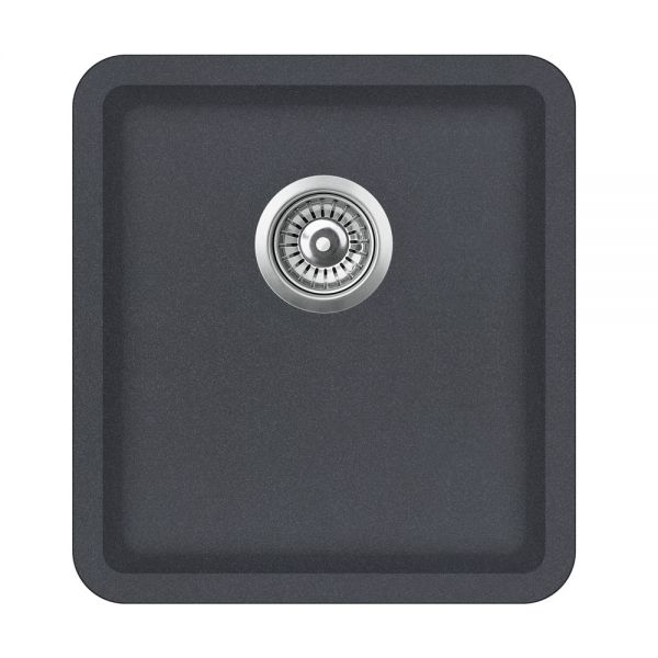 Clearwater Nova 1 One Bowl Undermount Slate Granite Kitchen Sink 420 x 460