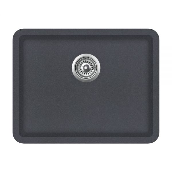 Clearwater Nova 1 One Bowl Undermount Slate Granite Kitchen Sink 585 x 460