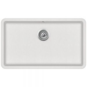 Clearwater Nova 1 One Large Bowl Undermount Blizzard Granite Kitchen Sink 810 x 480