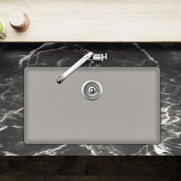 Clearwater Nova 1 One Large Bowl Undermount Fossil Granite Kitchen Sink 810 x 480 #3