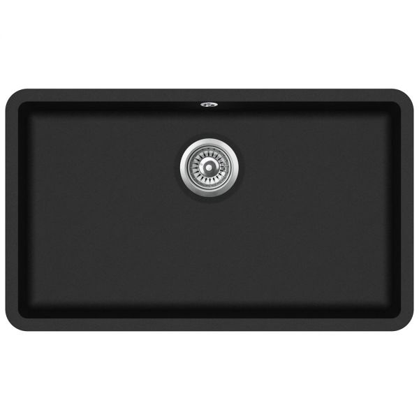 Clearwater Nova 1 One Large Bowl Undermount Jet Granite Kitchen Sink 810 x 480