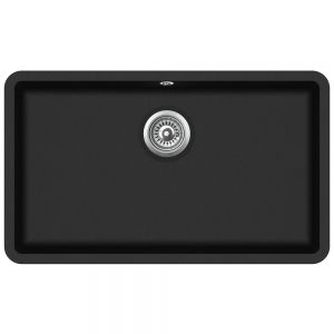 Clearwater Nova 1 One Large Bowl Undermount Jet Granite Kitchen Sink 810 x 480