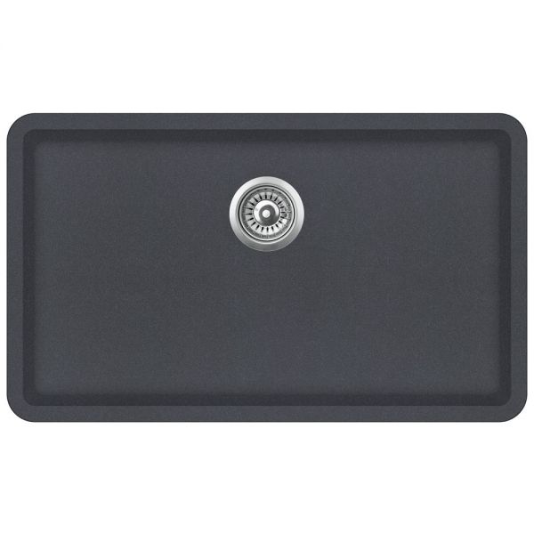 Clearwater Nova 1 One Large Bowl Undermount Slate Granite Kitchen Sink 810 x 480