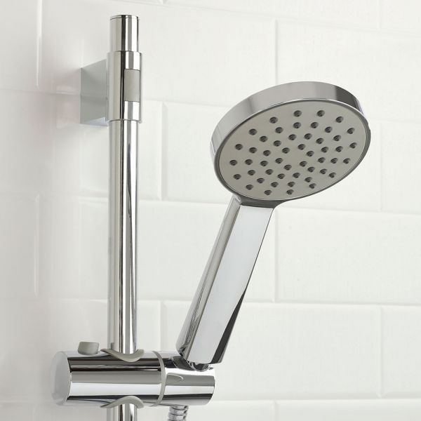 Bristan Onza Chrome Thermostatic Exposed Shower Valve with Riser Kit #7