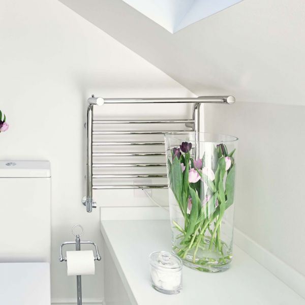JIS Sussex Newhaven 480mm x 520mm Designer Stainless Steel Towel Rail #2